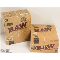 BUNDLE OF 3- 24PK RAW CLASSIC NATURAL  UNREFINED