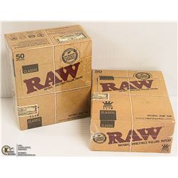 BUNDLE OF 3- 24PK RAW CLASSIC NATURAL  UNREFINED