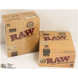 BUNDLE OF 3- 24PK RAW CLASSIC NATURAL  UNREFINED