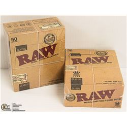 BUNDLE OF 3- 24PK RAW CLASSIC NATURAL  UNREFINED