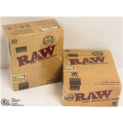 BUNDLE OF 3- 24PK RAW CLASSIC NATURAL  UNREFINED