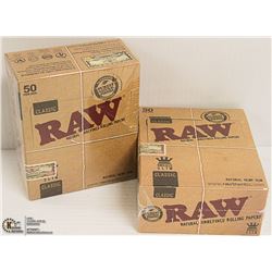 BUNDLE OF 3- 24PK RAW CLASSIC NATURAL  UNREFINED
