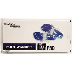 PALM NRG REUSABLE FOOT WARMER HEAT PADS