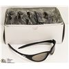 Image 1 : 12PK OF BLACK OAKLEY STYLE SUNGLASSES
