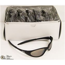 12PK OF BLACK OAKLEY STYLE SUNGLASSES