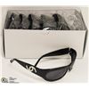 Image 1 : 12PK OF BLACK CHANEL STYLED DESIGNER SUNGLASSES
