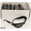 Image 1 : 12PK OF BLACK CHANEL STYLED DESIGNER SUNGLASSES
