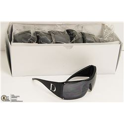 12PK OF BLACK DIOR STYLED DESIGNER SUNGLASSES