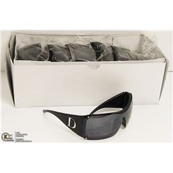 12PK OF BLACK DIOR STYLED DESIGNER SUNGLASSES