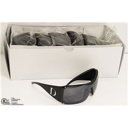12PK OF BLACK DIOR STYLED DESIGNER SUNGLASSES