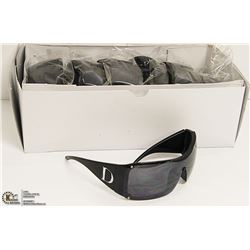 12PK OF BLACK DIOR STYLED DESIGNER SUNGLASSES
