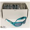 Image 1 : 12PK OF TEAL CHANEL STYLED DESIGNER SUNGLASSES