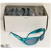 Image 1 : 12PK OF TEAL CHANEL STYLED DESIGNER SUNGLASSES