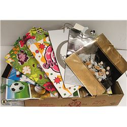 LARGE FLAT OF GIFT BAGS; ASSORTED VARIETY