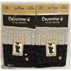 Image 1 : 2PK BEAR PAW BOOT TOPPERS; GREY