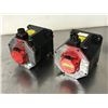 Image 2 : (2) FANUC A06B-0266-B100#0100 AC SERVO MOTOR