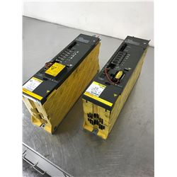 (2) FANUC A06B-6096-H303 SERVO AMPLIFIER MODULE