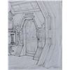 Image 4 : Lot #22 - ALIENS (1986) - Hand-Drawn Ron Cobb Colony Air Lock and Operating Room Concept Sketches