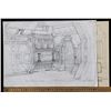Image 6 : Lot #22 - ALIENS (1986) - Hand-Drawn Ron Cobb Colony Air Lock and Operating Room Concept Sketches
