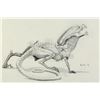 Image 3 : Lot #31 - ALIEN3 (1992) - Hand-Drawn Runner Illustration by Alec Gillis