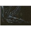 Image 2 : Lot #33 - ALIEN3 (1992) - Hand-Painted Sitting Runner Concept Illustration by Alec Gillis