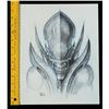 Image 4 : Lot #35 - ALIEN: RESURRECTION (1997) - Hand-Drawn Cloned Xenomorph Concept Illustration