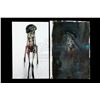 Image 1 : Lot #38 - ALIEN: RESURRECTION (1997) - Pair of Hand-Painted Chris Cunningham Newborn Alien Illustrat