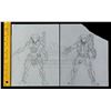 Image 6 : Lot #44 - AVP: ALIEN VS PREDATOR (2004) - Pair of Hand-Drawn Yautja Armor Concept Drawings