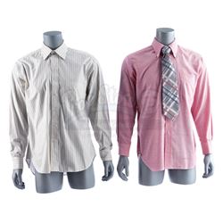 Lot #63 - ANCHORMAN: THE LEGEND OF RON BURGUNDY (2004) - Brian Fantana's (Paul Rudd) Shirt and Tie w