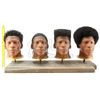 Image 9 : Lot #73 - UNKNOWN PRODUCTION (C. 1985) - Michael Jordan Hairstyle Reference Heads