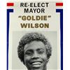 Image 3 : Lot #78 - BACK TO THE FUTURE (1985) - Mayor Goldie Wilson (Donald Fullilove) Campaign Poster