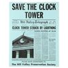 Image 3 : Lot #83 - BACK TO THE FUTURE (1985) - Set of Four Save the Clock Tower Flyers