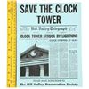 Image 5 : Lot #83 - BACK TO THE FUTURE (1985) - Set of Four Save the Clock Tower Flyers