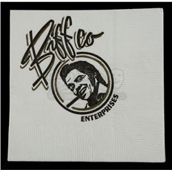 Lot #84 - BACK TO THE FUTURE PART II (1989) - Biffco Enterprises Cocktail Napkin