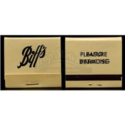 Lot #85 - BACK TO THE FUTURE PART II (1989) - Biff Tannen's (Thomas F. Wilson) Sports Almanac-Burnin