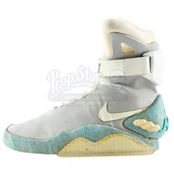 Lot #92 - BACK TO THE FUTURE PART II (1989) - Marty McFly's (Michael J. Fox) Left Nike MAG Sneaker