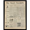 Image 1 : Lot #100 - BACK TO THE FUTURE PART III (1990) - Hill Valley Telegraph Newspaper
