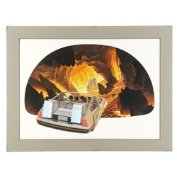 Lot #104 - BACK TO THE FUTURE: THE RIDE (1991) - Hand-Painted Ralph McQuarrie Concept Illustration