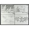 Image 1 : Lot #105 - BATMAN (1989) - Set of Four Hand-drawn Storyboards