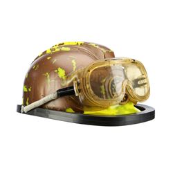 Lot #127 - BATTLESTAR GALACTICA (T.V. SERIES, 1978-1979) - Viper Ground Crew Helmet