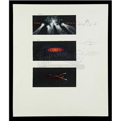 Lot #167 - CLOSE ENCOUNTERS OF THE THIRD KIND (1977) - Hand-Painted Alien Ship Lighting VFX Concept