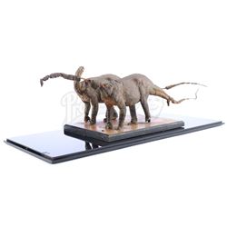 Lot #206 - DINOSAUR! (1985) - Phil Tippett Collection: Pair of Stop-Motion Brachiosaurus Puppets