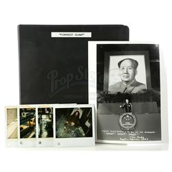 Lot #259 - FORREST GUMP (1994) - Tom Hanks-Signed Crew Photo with Bound Third Draft Script and Conti