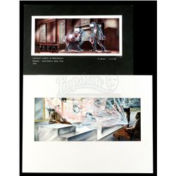 Lot #277 - GHOSTBUSTERS 2 (1989) - Pair of Printed Concept Illustrations with Hand-Painted Details