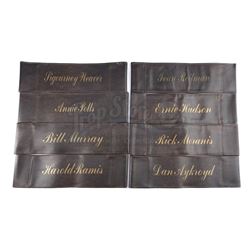 Lot #280 - GHOSTBUSTERS 2 (1989) - Set of Leather Director's Chair Backs