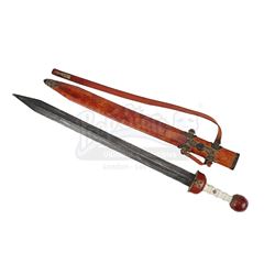 Lot #293 - GLADIATOR (2000) - General Maximus' (Russell Crowe) Stunt Roman Sword and Scabbard