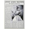 Image 5 : Lot #309 - GREATEST SHOWMAN, THE (2017) - Pair of Jenny Lind (Rebecca Ferguson) News Articles
