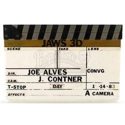 Lot #389 - JAWS 3-D (1983) - Clapperboard