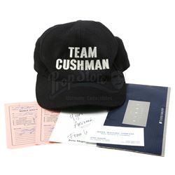 Lot #391 - JERRY MAGUIRE (1996) - Team Cushman Hat and Accessories