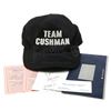 Image 1 : Lot #391 - JERRY MAGUIRE (1996) - Team Cushman Hat and Accessories